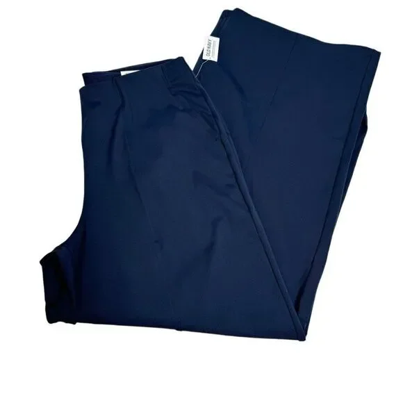 Old Navy NWT navy blue wide leg power soft leggings size L - Picture 13 of 16